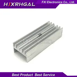 10 шт. алюминиевый радиатор 15*10*40 мм транзистор с hjxrhgal для транзисторов до-220 TO220 белый