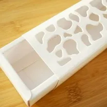 Короткие белый миндальное печенье коробка шоколадные конфеты коробка печенья для выпечки инструмент