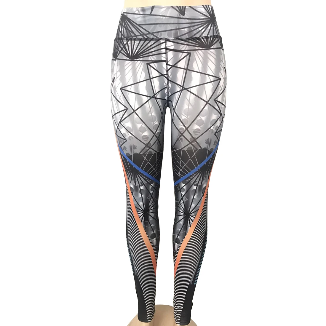 Sports Clothing Geometric Printed Yoga leggings Fitness Yoga Running