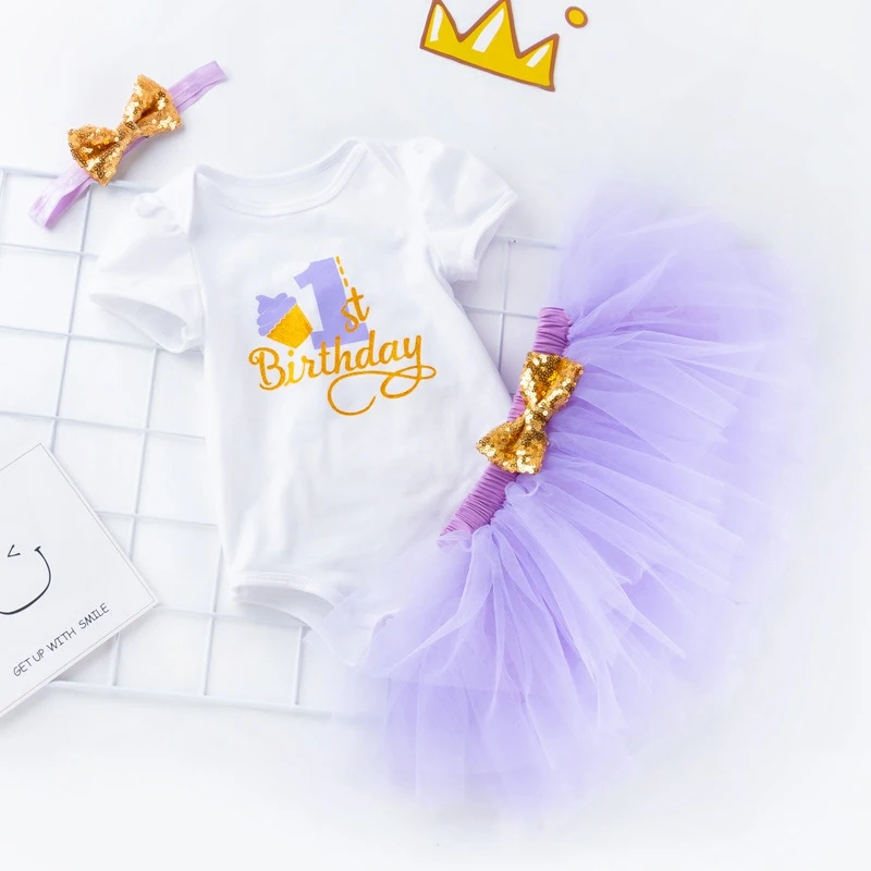Кружевное платье-пачка «Мой первый день рождения» милые вечерние платья принцессы для новорожденных, г., подарок на год, одежда для детей от 0 до 24 месяцев
