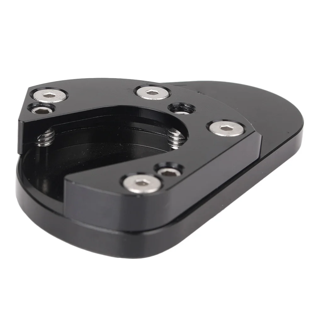   CNC Aluminum Alloy Moto Foot Side Stand Plate Stand Kickstand Pad For KTM DUKE 125 200 390 /RC125 RC200 RC390 690 Enduro/Supermoto/SM/SMC/SMR/ 950 990 Motorbike Parts Accessories