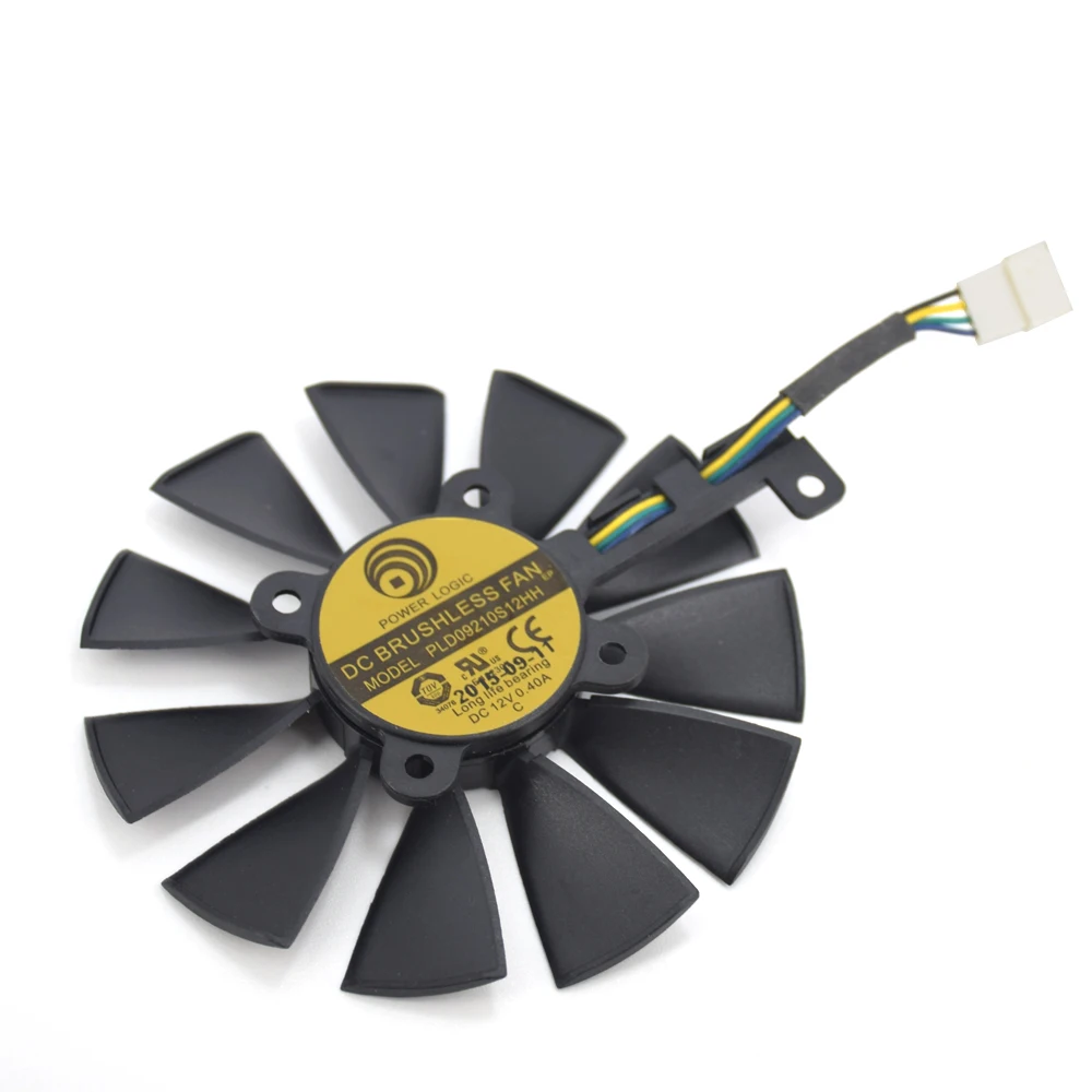 Power Logic PLD09210S12HH 87MM Cooler Fan For ASUS STRIX GTX 960 970 1070 RX 580 GTX980ti R9