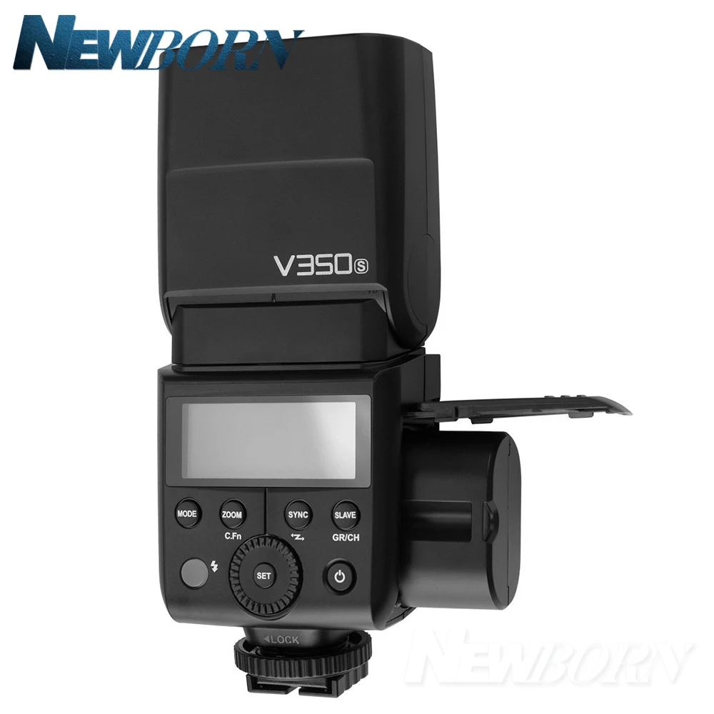 Вспышка Godox V350S TTL HSS 1/8000s Speedlite со встроенным литий ионным аккумулятором 2000 мАч для