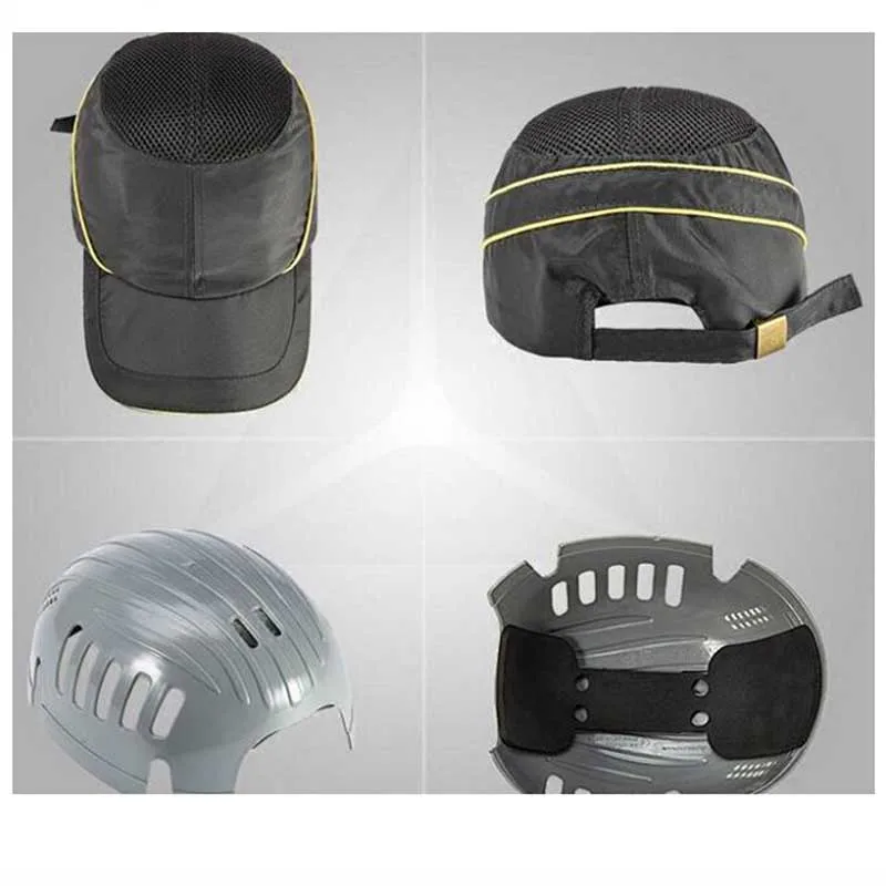 Летние дышащие рабочие защитные шлемы Bump cap Модные Повседневные защитные анти-ударные облегченные каски Солнцезащитная шляпа