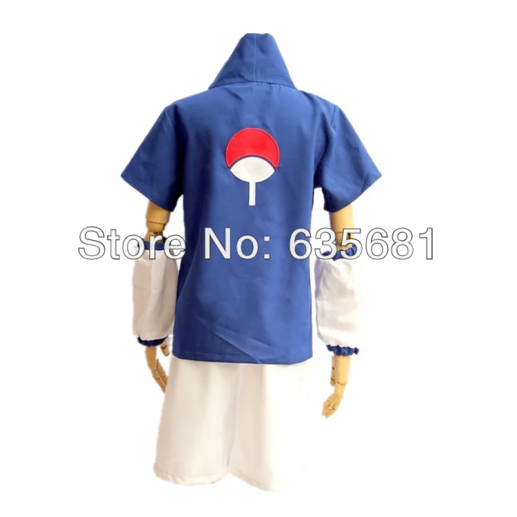 Camisa sasuke uchiha azul Clearance