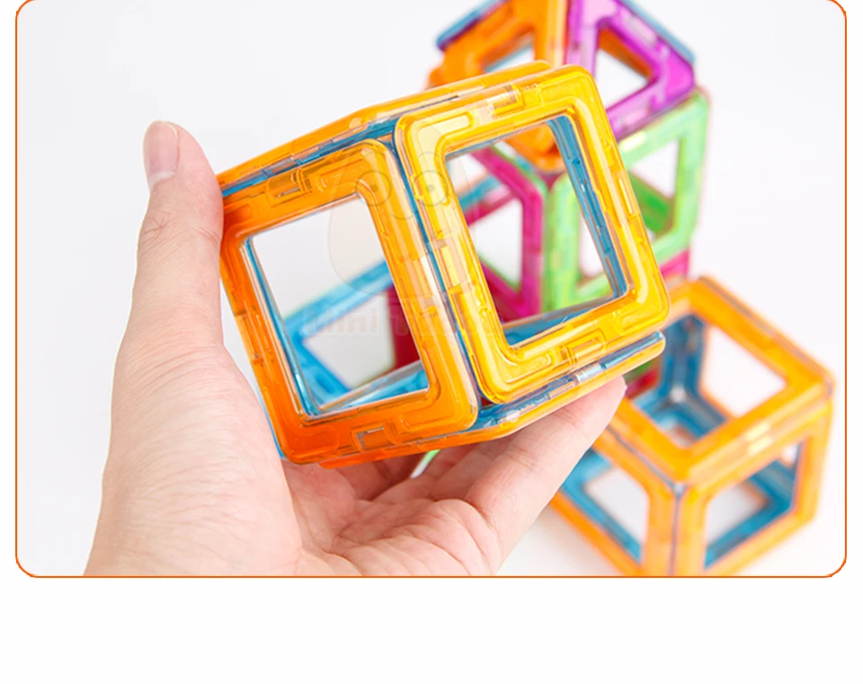 Conjunto de Construção Brinquedo de Construção Mini Blocos Magnéticos Educacional Modelos & Abs Ímã Designer Crianças Ímãs Jogo Presente 52-106 Pçs 12 construção educacional, modelos & brinquedo de construção,