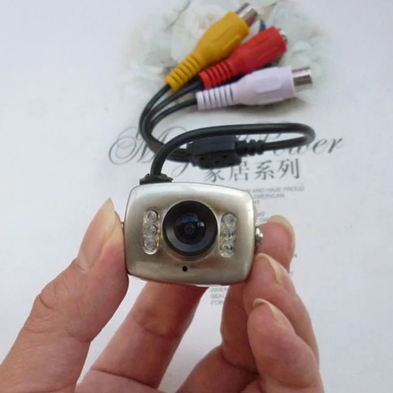 Мини 6LED проводной CCTV Камера CMOS 600TVL видеонаблюдения Цвет 3 6 мм Инфракрасный видео