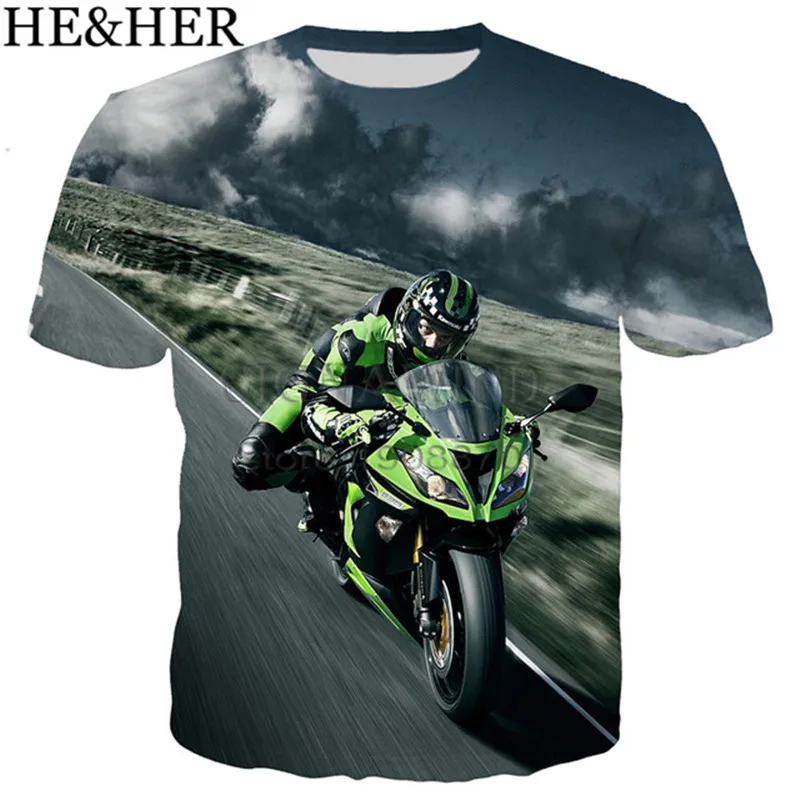 

New popular Kawasaki ZX-6R Ninja t shirt men women 3D print fashion cool hip hop style tshirt streetwear casual summer tops