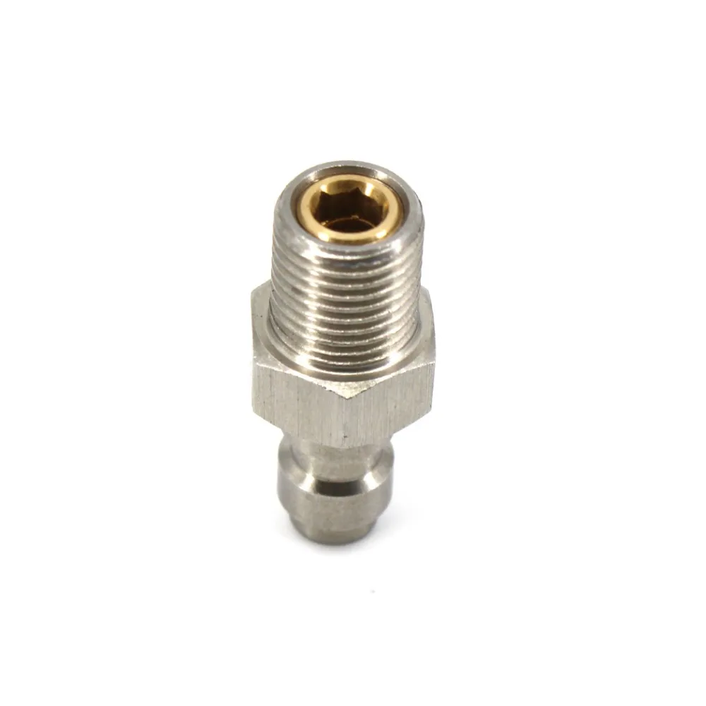 PCP Airforce высокое давление Пейнтбол M10x1 1/8 BSPP 1/8NPT 8 мм штекер нержавеющая сталь Air Fill