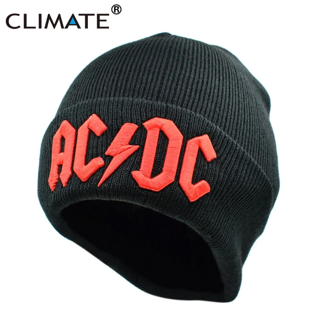 CLIMA ACDC Uomini Cappello Beanie Uomini Donne ACDC Cappello di Inverno  Caldo Cappello Nero Lavorato A Maglia Beanie della Protezione Del Cappello  Per Gli Uomini Adulti delle donne|beanie hat cap|knit beanie hatbeanie