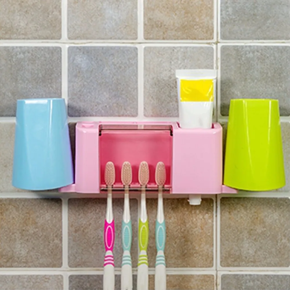 Многофункциональный держатель для зубной пасты и зубных щеток, креативный чехол для хранения, органайзер, коробка, аксессуары для ванной комнаты, набор для домашнего использования