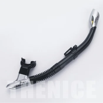 

High Quality Full Dry Snorkel Breathing Tube For Diving Swimming Training Scuba Equipment Silica Mouthpiece THENICE
