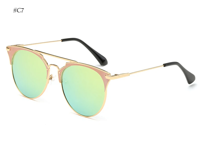Emosnia пикантные Круглый Солнцезащитные очки для женщин Modis полуоправы Óculos De Sol Feminino 2019 Роскошные для брендовая Дизайнерская обувь защита от