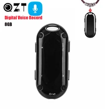 8 Гб черный кулон Мини цифровой диктофон Звук Аудио запись ручка Профессиональный MP3 плеер Голосовая активация диктофон