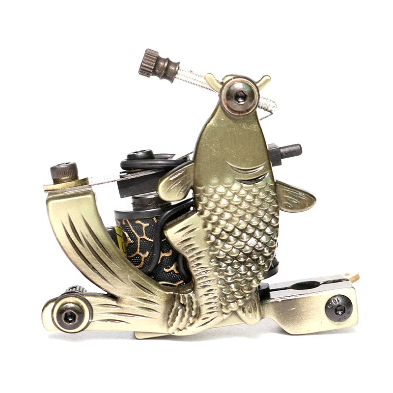 

2019 Coil Tattoo Machine Tattoo Machine Wire 10 Wraps Coils Tattoo Gun For Liner Shader For Beginner Professional Artist
