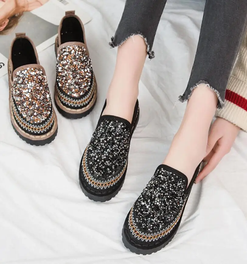 

zapatos de muje 2019 Leather Shoes Handmade Luxury Brand Feminino Sapato Women Casual Shoes Basket Femme loafers espadrilles
