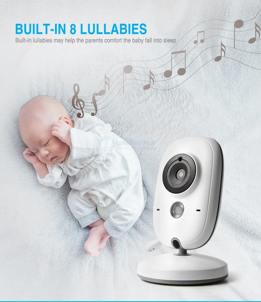 04 2.4ghz wireless baby monitor