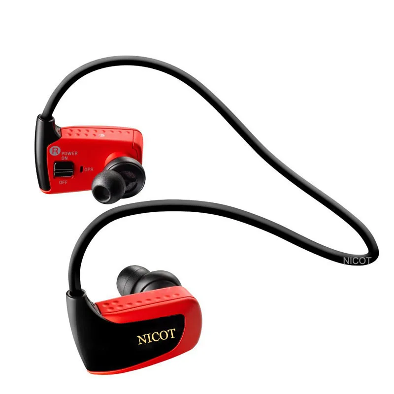 Лидер продаж 8 ГБ Bluetooth MP3 плеер W262 Спорт стерео гарнитура наушники для mp3 Высокое