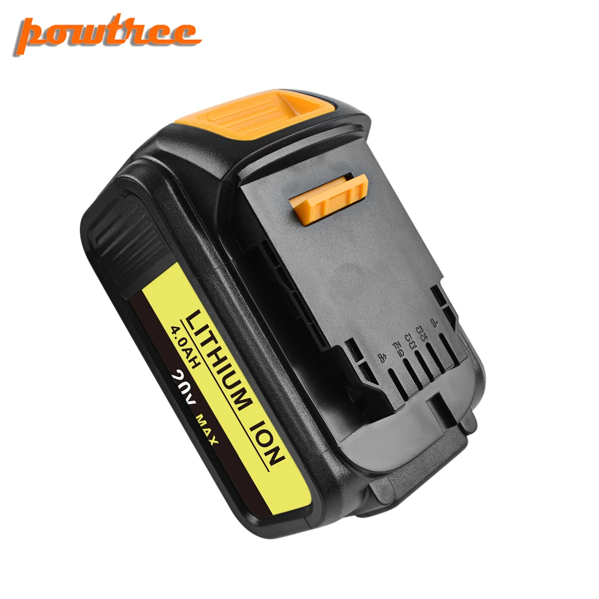 Powtree для DeWalt 20 в 4 0 Ач DCB200 MAX перезаряжаемая батарея электроинструментов замена