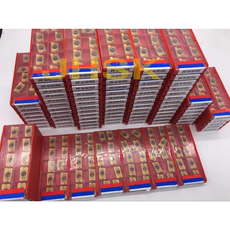 

10Pcs 25R0.8 Indexable Insert APMT1604 PDER DP5320 Carbide Inserts APKT160408