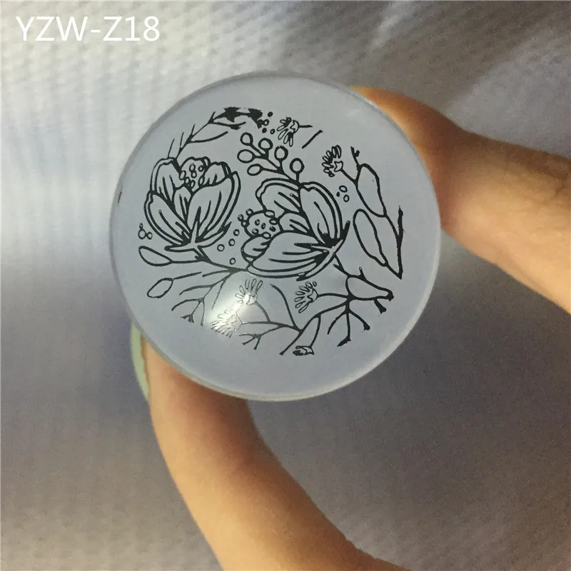 FWC 1 шт. DIY цветок кружева линии узоры круглые стальные шаблоны пластины для штамповки ногтей для Маникюр для кончиков ногтей инструмент Аксессуары