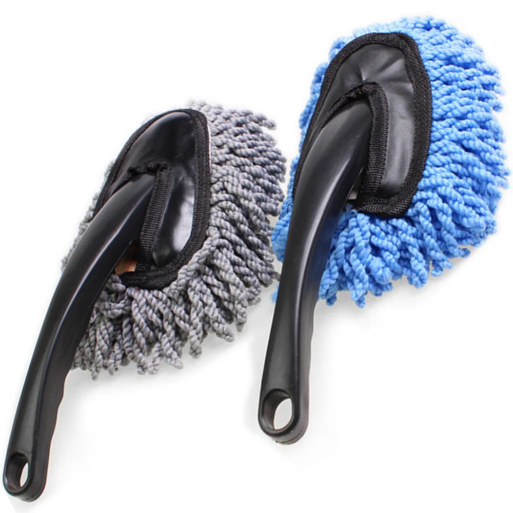 Microfiber Auto Window Cleaner Long Handle Car Wash Brush Dust Car Care