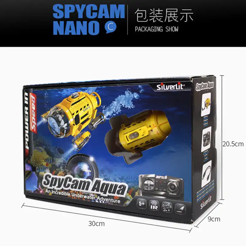 mini submarine with camera