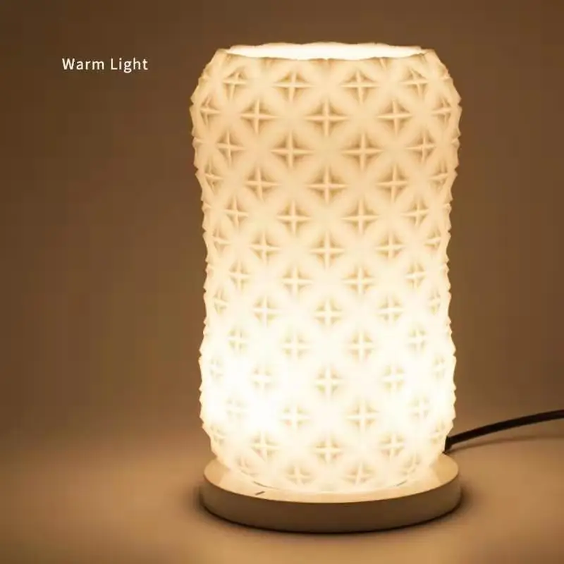 

USB Charging led Night light lamp 3D Printing Novelty Bedroom LED Reading lamp Night Light Creative 3 Color Changing Table Lamp