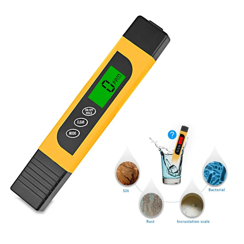 

TDS Water Quality Tester Range 0-9999ppm Meter for Testing Water Purity Hardness GHS99