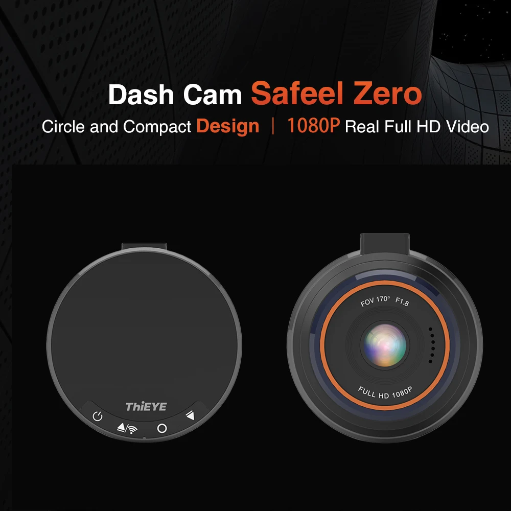 Thiee Safeel FHD 1080P Dash Cam Автомобильный видеорегистратор камера рекордер 1," экран 170 ° Широкий угол g-сенсор циклическая запись WDR с функцией ночного видения