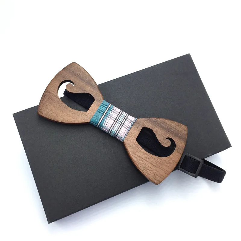 Hand made полые дерево модные галстуки для Для мужчин Нарядные Костюмы для свадьбы деревянный галстук-бабочка Форма Bowknots Gravatas узкий галстук