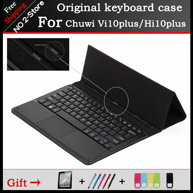 Original Keyboard Case for Chuwi Hi10 Plus Magnetic Docking Touchpad with Foldable Stand For Chuwi Vi10