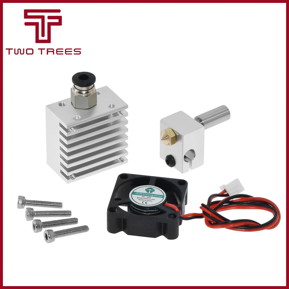 3D Chimera Hotend Kit Dual Color 2 IN 2 OUT Extruder Multi-extrusion All metal V6 Dual Extruder 0.4mm1.75mm 3D printer parts (2)