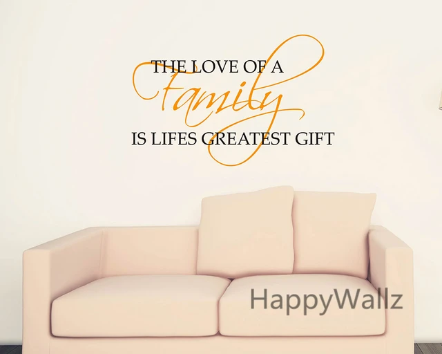 Love Of Family Is Life's Greatest Gift Home Quotes Wall Sticker DIY Unique Lifes Great Quotes Love Of Family Is Life's Greatest Gift Home Quotes Wall Sticker DIY Unique Lifes Great Quotes