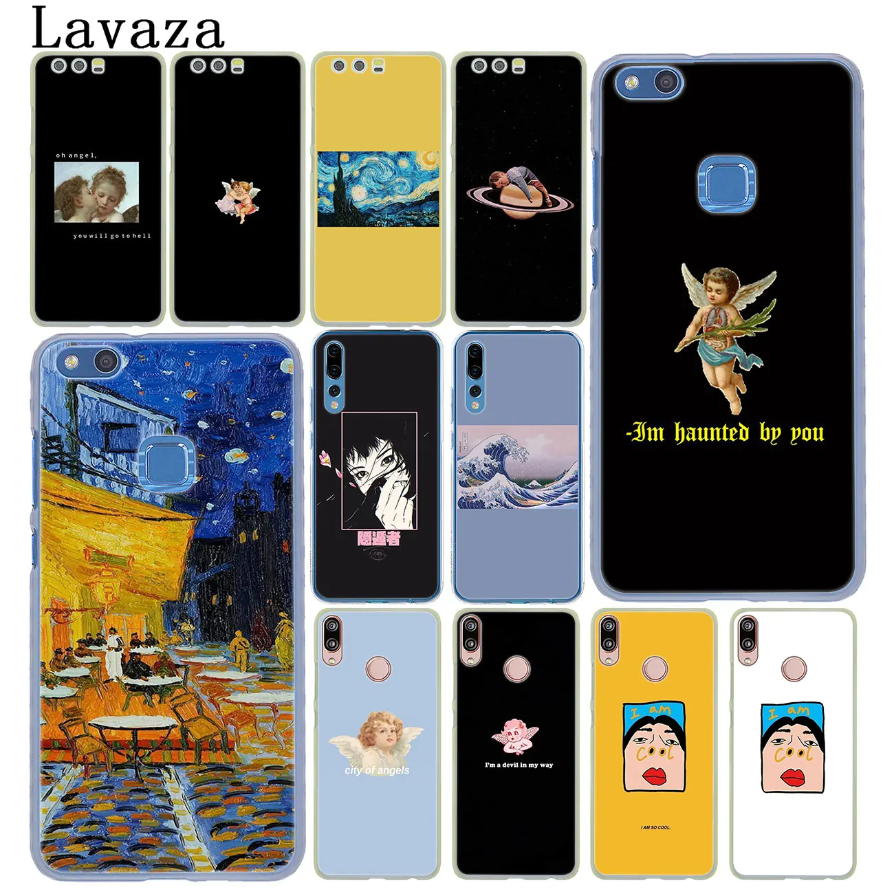 

Lavaza David Sculpture Art Mona Lisa Retro Case for Huawei Y9 Y7 Y6 Prime 2019 2018 Honor 20 8C 8X 8 9 9X 10 Lite 7C 7X 7A Pro