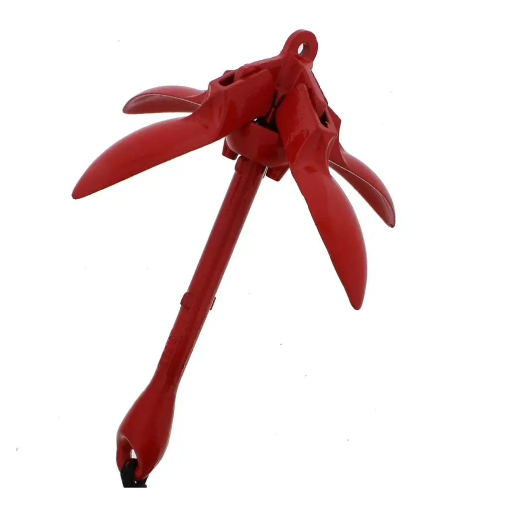 1.5kg  Folding Anchor Corrosion Resistant Stainless Steel Buoy Rope Kit for Boat Kayak Canoe Fishing Jet Ski