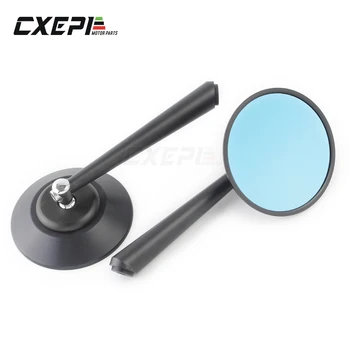 

For Kawasaki Z900 Z900RS Z800 Z1000 Motorcycle CNC Aluminum Rear View Mirrors Blue Glass Side Mirror Black Gold Red blue