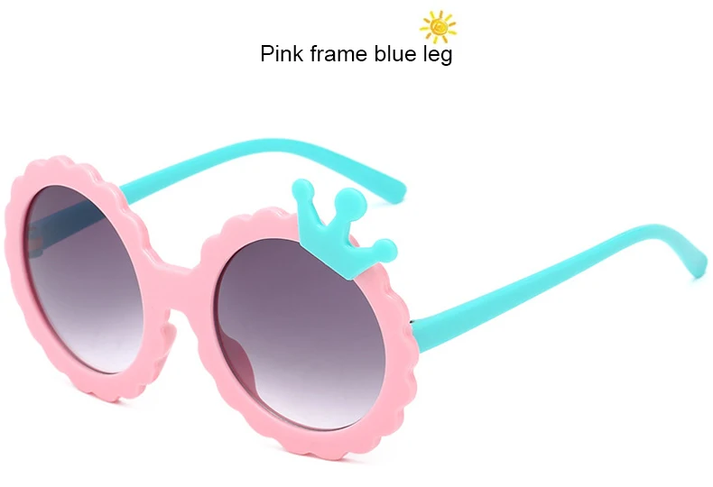 MINIMUM Crown Children Sunglasses Boy Girl Child Sunglasses Light and comfortable Kids Eyewear Anti-UV Fashion Baby Sun glasses1 (12)