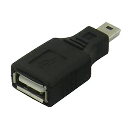 USB A female miniUSB male conversion adapter USBAB M5AN