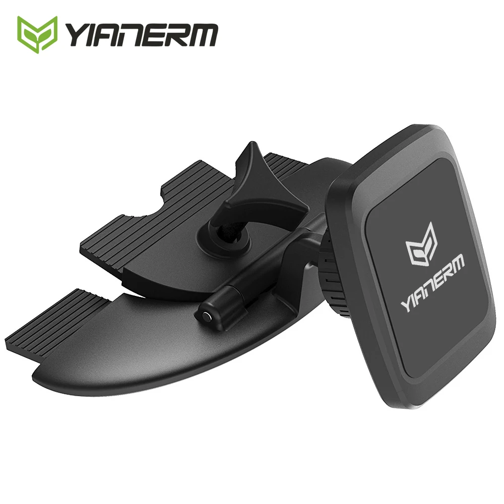 Comprar Yianerm soporte magnético CD para teléfono coche para iPhone X Xs Max 7 8 Plus soporte magnético de teléfono de coche para Samsung S8 S9 Plus