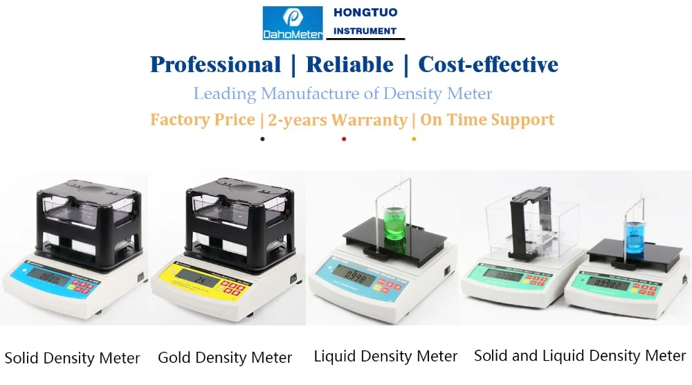 DE-120K DahoMeter ведущий производитель цифровой электронный тестер плотности золота машина