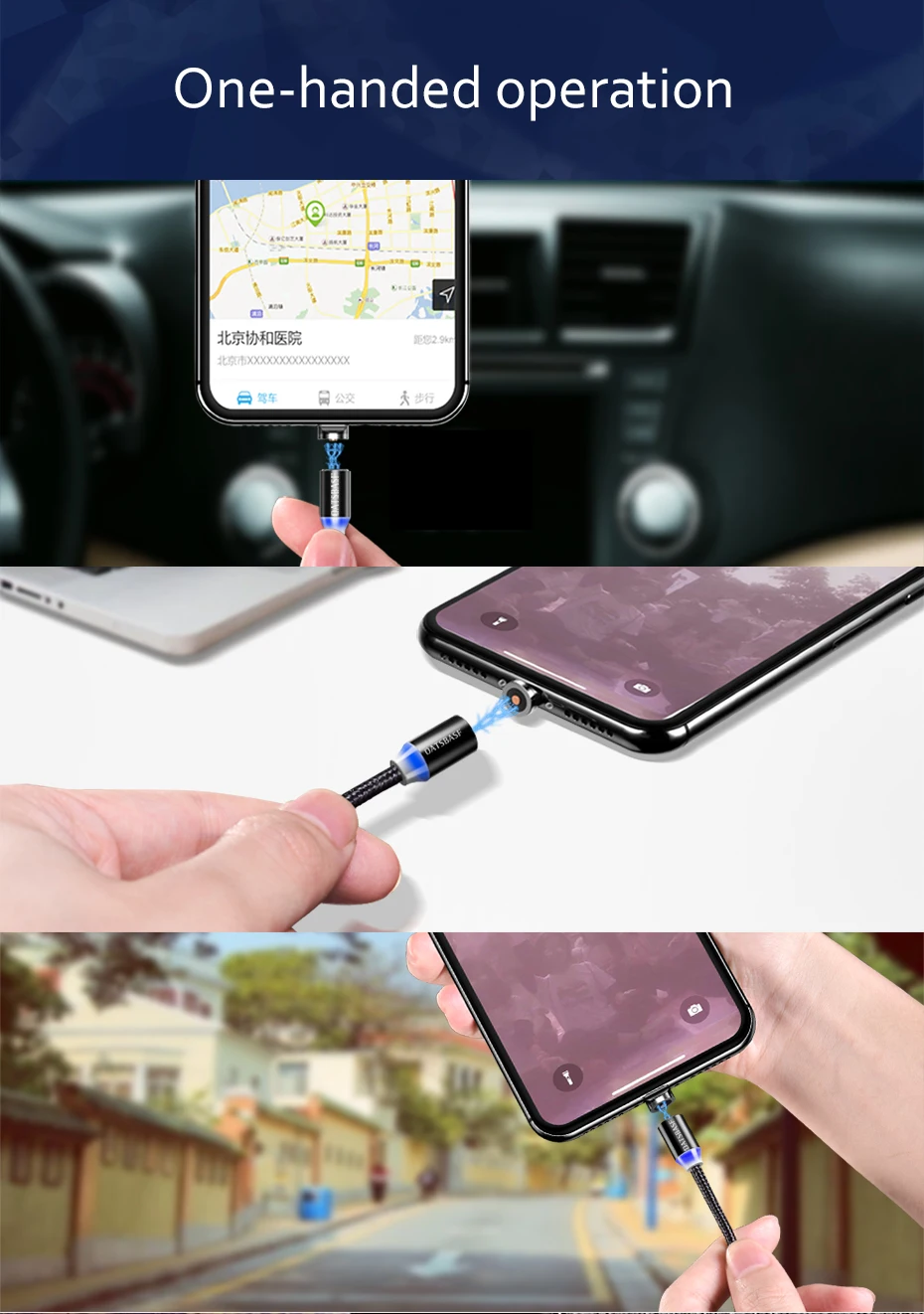 Oatsbasf Магнитный USB кабель для iPhone Micro USB кабель USB C магнит зарядное устройство нейлоновый кабель для redmi note 7 huawei p30