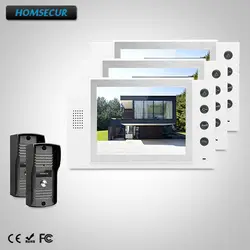 HOMSECUR 8 "Проводной Свободные Руки Видео и Аудио Смарт Дверной Звонок Электрический Замок Поддерживается TC031 + TM801-W
