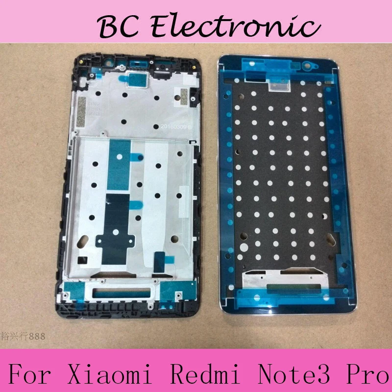 2 шт. черная серебристая Золотая Средняя/передняя рамка для Xiaomi Redmi Note3 PRO Note 3 PROfor LCD