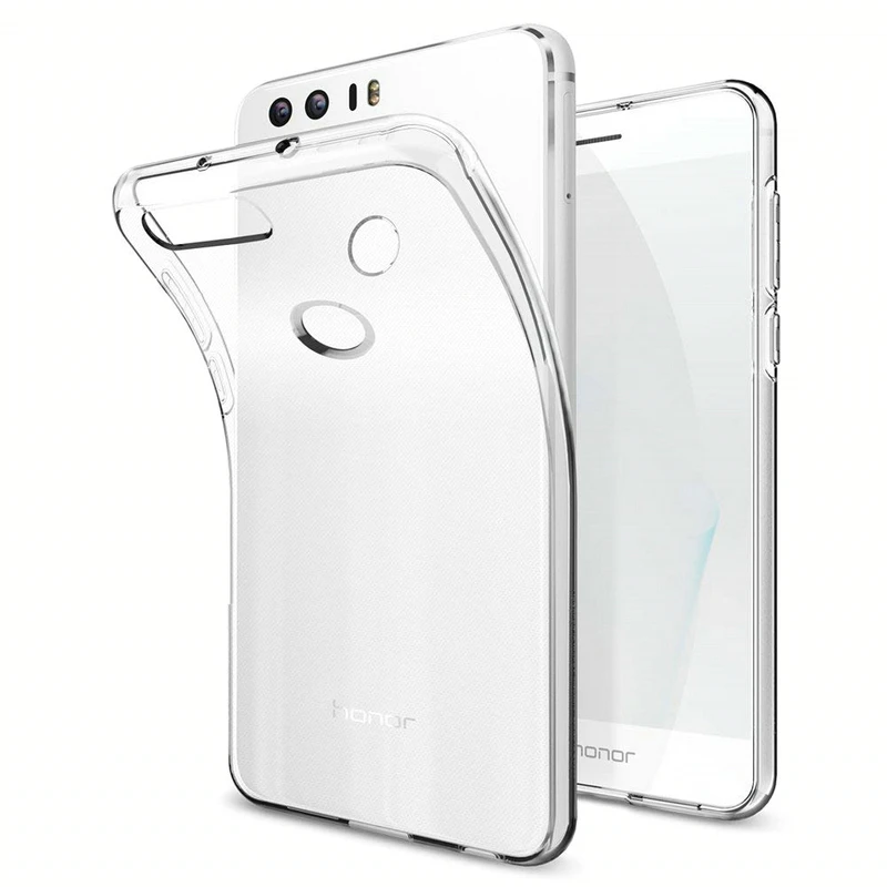 Чехол для huawei Honor 8 TPU Силиконовый прочный прозрачный мягкий чехол защитный на