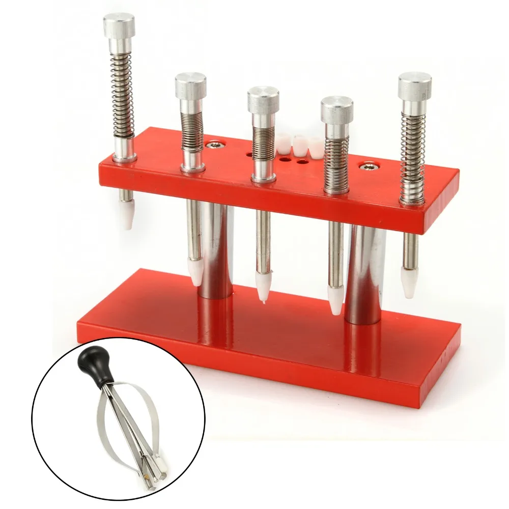 

5 pins Watch Repair Tools Puller Plunger Remover &Hand Presto Presser Press Fitting Kit Clock Watch Tools