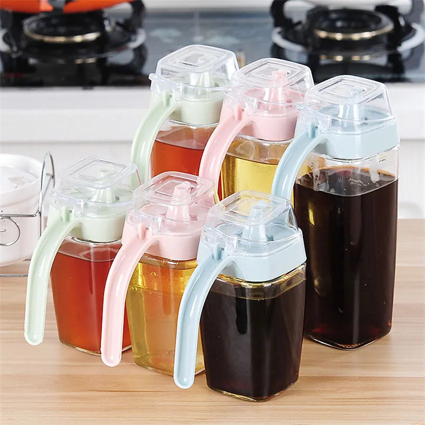 Leakproof Oil Tank Soy Sauce Oil Olive Oil Bottle Spices Seasoning