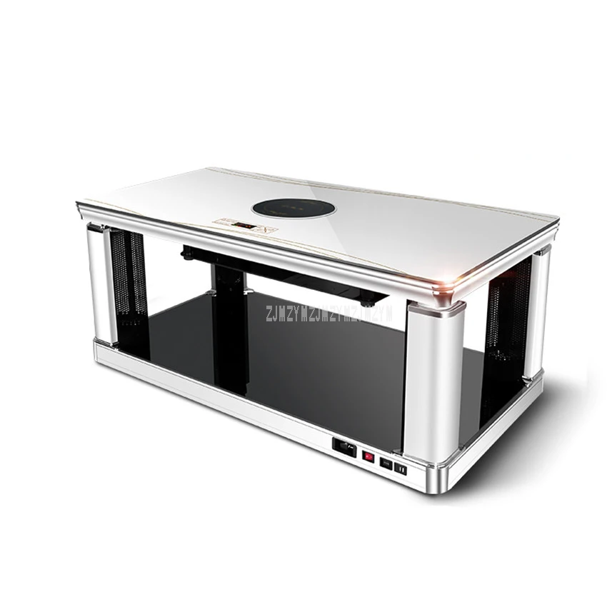 220V Household Winter Keep Warming Electric Heater Heating Table Height Adjustable With Induction Cooker Function SJ-1 | Бытовая