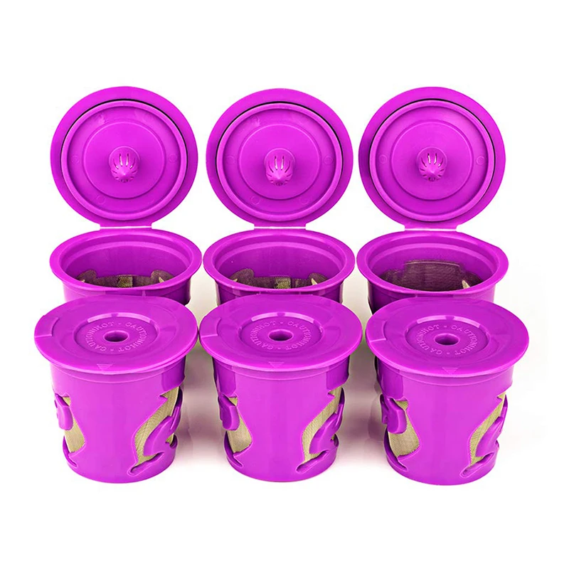 

Reusable Mesh Coffee Filter For Keurig 2.0 and Classic 1.0 Coffee Maker, Universal Refillable Ground Coffee Cup, 4 & 8 Pack