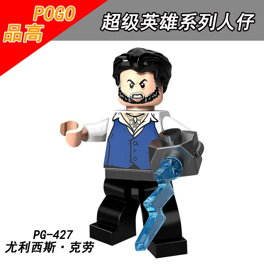 

Super Heroes Batman Spider Man PG427 Midnight Boomerang Killmonger legoingly Building Blocks Action Brick For Children Toys